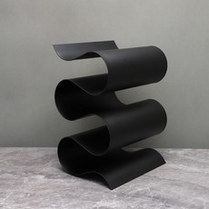 Days On Shop 室內裝飾擺件收納小物 S形酒架, 黑色, 1個