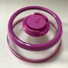塑料真空食品保鮮蓋粉紅色 E71, 1個