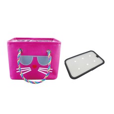 Beaurator DJ貓咪 第2季 瀝水沐浴袋 亮粉色, 1個