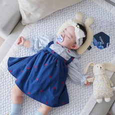 Sukmyeonyeonguso Kolon Forpe Ice Paul 嬰兒輕薄涼感墊, 白色