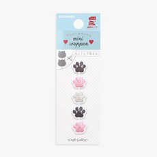 KIYOHARA 刺繡布貼 WMS-05, 1套, 貓腳印