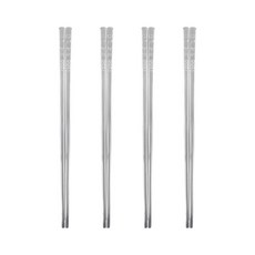 動物印花不鏽鋼兒童筷子組, 單色, 4雙