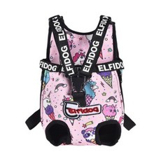 YOU&ME角色寵物防水嬰兒背帶外出背包, 獨角獸粉紅色