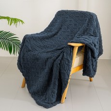 라이프란스 포근양 꽈배기 담요 극세사 블랭킷