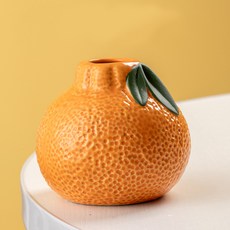 Seonbit 柑橘迷你水果造型花瓶, 橘子 柳橙
