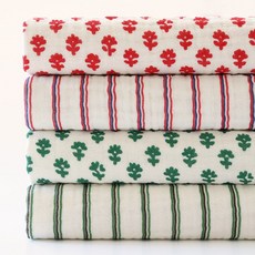 SHUSHURUM 三層縐紗紗布4件組 SH-327, 1 + 2 + 3 + 4, 1套