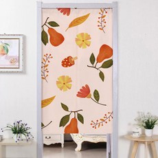 마켓에이 플라워패턴 침실 부엌 파티션커튼