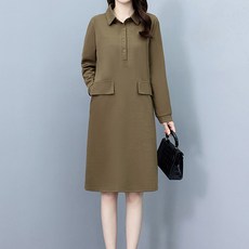 포플러앤씨 여성용 라이비 긴팔 원피스 P24FOPS072806 빅사이즈 포함