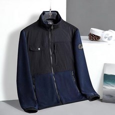 男士柔軟配色刷毛夾克 YXR706