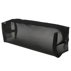 Morning Glory Bium 網紗鉛筆袋 大型 黑色, 1個