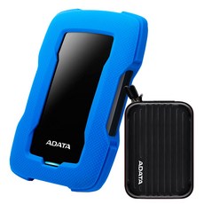 ADATA 威剛 防摔外接式硬碟 HD330 1TB+硬碟保護硬盒, 藍色, 2TB