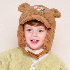 mollimelli 兒童蓬鬆刷毛護耳棒球帽