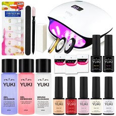 YUKI 綜合凝膠美甲護理組 48W 79, 21種, 1套