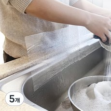 Never Factory 透明水槽擋水膜片 5入, 透明, 5片