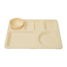 Awaken Sense 學校托盤+迷你球套組, 黃油米色