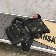 Parajuni 跑步自行車登山戶外運動尺寸可調前揹包 HJ0600, 1個, 迷彩