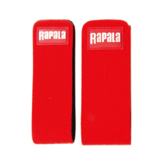 RaPaLa RW1 Velcro Rod Wrap 釣魚竿腰帶 2件套, 紅色的