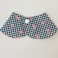 코코스튜디오 반려동물 리본 피크닉 케이프, 블랙, 1개