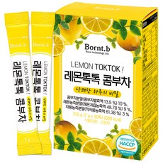 Bornt.b 檸檬康普茶沖泡粉, 7g, 30包, 1盒