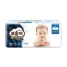 BOSOMI Mega Dry褲型尿布 男童款, L, 30片