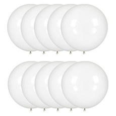 Sempertex 60cm 大型氣球, 透明, 10個