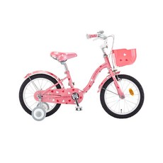 레스포 삼천리자전거 하이킥 어린이자전거 40.64cm + 조립쿠폰 세트, 라이트핑크, 108cm, 1개