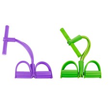 彩色瑜珈帶健身器材伸展踏板彈力帶 2件組, Bora, 延都