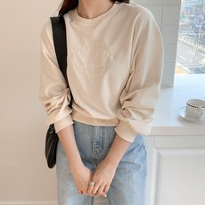 린다샵 여성용 메디슨 산타모니카 베이직 맨투맨 티셔츠 cpt11721k31