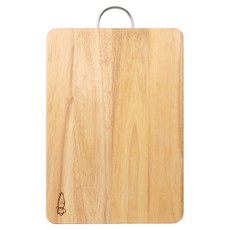Cook Charmy 不鏽鋼手把木頭砧板, 單色, 1個