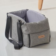 Redpuppy Luff 寵物汽車座椅 - 柔和灰, 柔和的灰色, 1個