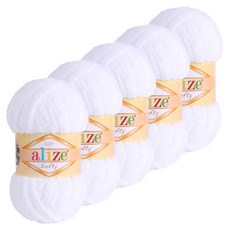 alize Mama Knit Softy毛線, 55 白色