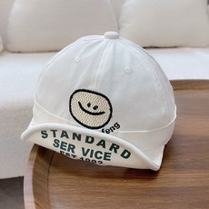 BEBENIZ 孩童笑臉印花翻簷帽