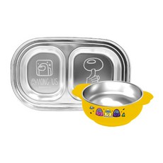 LE BARN 嬰兒餐盤組, 混色, 餐碗+2格餐盤, 1組