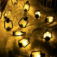 Querdi LED露營燈串 基本燈 3m 20燈, 暖白色, 1個