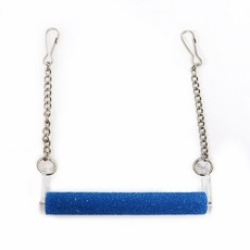 鸚鵡迷你陶瓷磨爪小型鞦韆 03738, 單一顏色, 1個