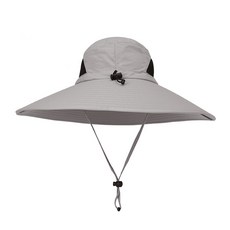 寬帽簷網眼登山帽, 灰色