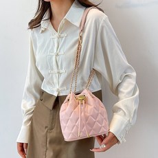 ARTJOY DIY 我的絎縫水桶包製作皮革工藝套組, 1套, 粉紅色