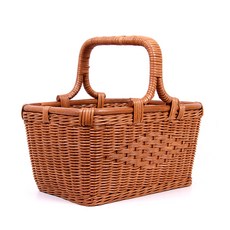 方形藤籃, 1個, 單色