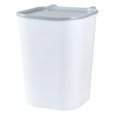 寵物塑料食品儲存容器 YT_RA1675, 白色的, 6L