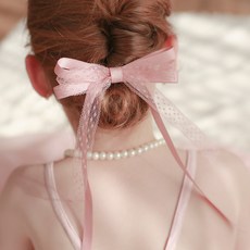 LuckyBambine 兒童莉莉長尾蝴蝶結髮夾