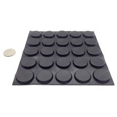 3M BUMPON 防滑貼紙 黑色 A0026 25入, 1個