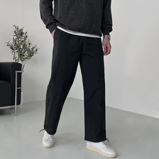 로댄티 남성용 NYL-TECH 스트링 와이드 조거 팬츠