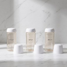MOYUUM 第三代 PPSU 多合一基本款無奶嘴奶瓶, 雪花, 270ml, 1個