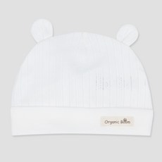 오가닉붐 아동용 아일렛 자카드 모자