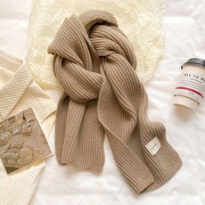 MA 베이직 니트 컬러 목도리