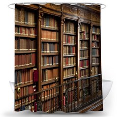 書櫃印花浴簾 第7款 120*180cm, 1個