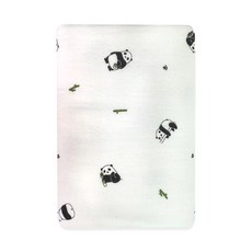 BabyBoom 雙面竹纖維印花浴巾, 熊貓款, 1入