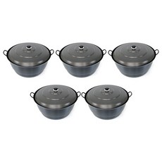 EUGENE TOSCO 雙耳鍋具組 26號, 混色, 湯鍋本體 5p + 鍋蓋 5p