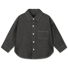 UNI兒童款Dayday寬鬆休閒牛仔襯衫