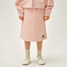 MaritheFrancoisGirbaud 兒童W經典Logo中長棉質裙